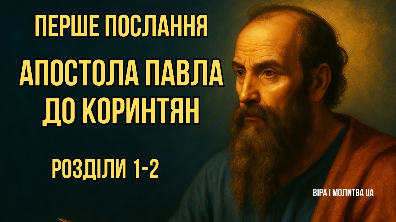 ПОСЛАННЯ АПОСТОЛА ПАВЛА ДО КОРИНТЯН | РОЗДІЛИ 1 – 2 | ВІРА І МОЛИТВА UA
