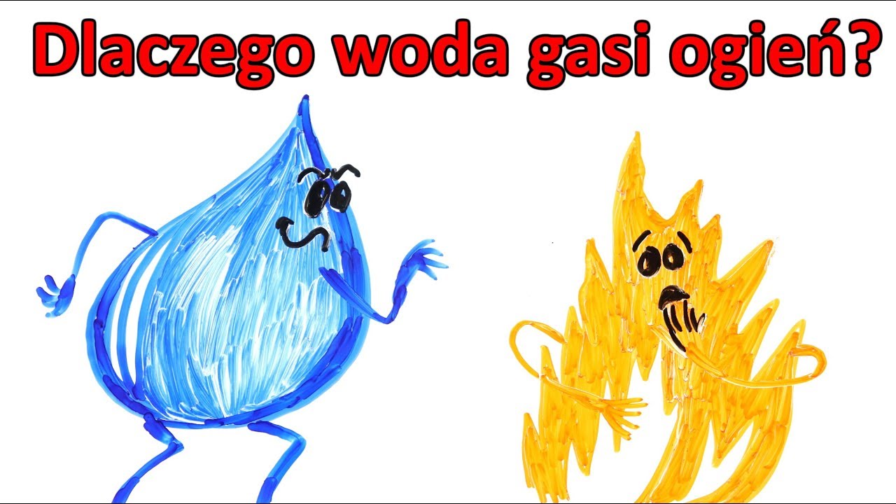 Dlaczego woda gasi ogień?