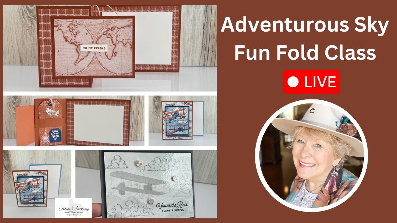 Adventurous Sky Fun Fold Cards