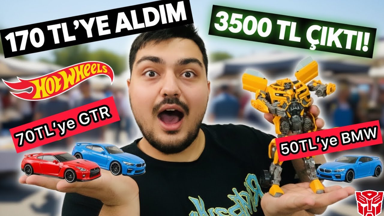 Охота на блошином рынке! 🔥 ​​2 легендарных HotWheels за 120 TL + Трансформер Бамблби за 170 TL #h...