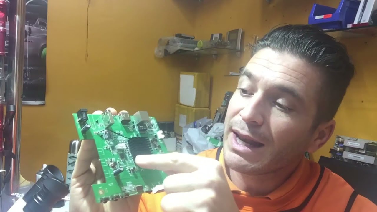 Reparación receptor de satélite iris sin alimentación