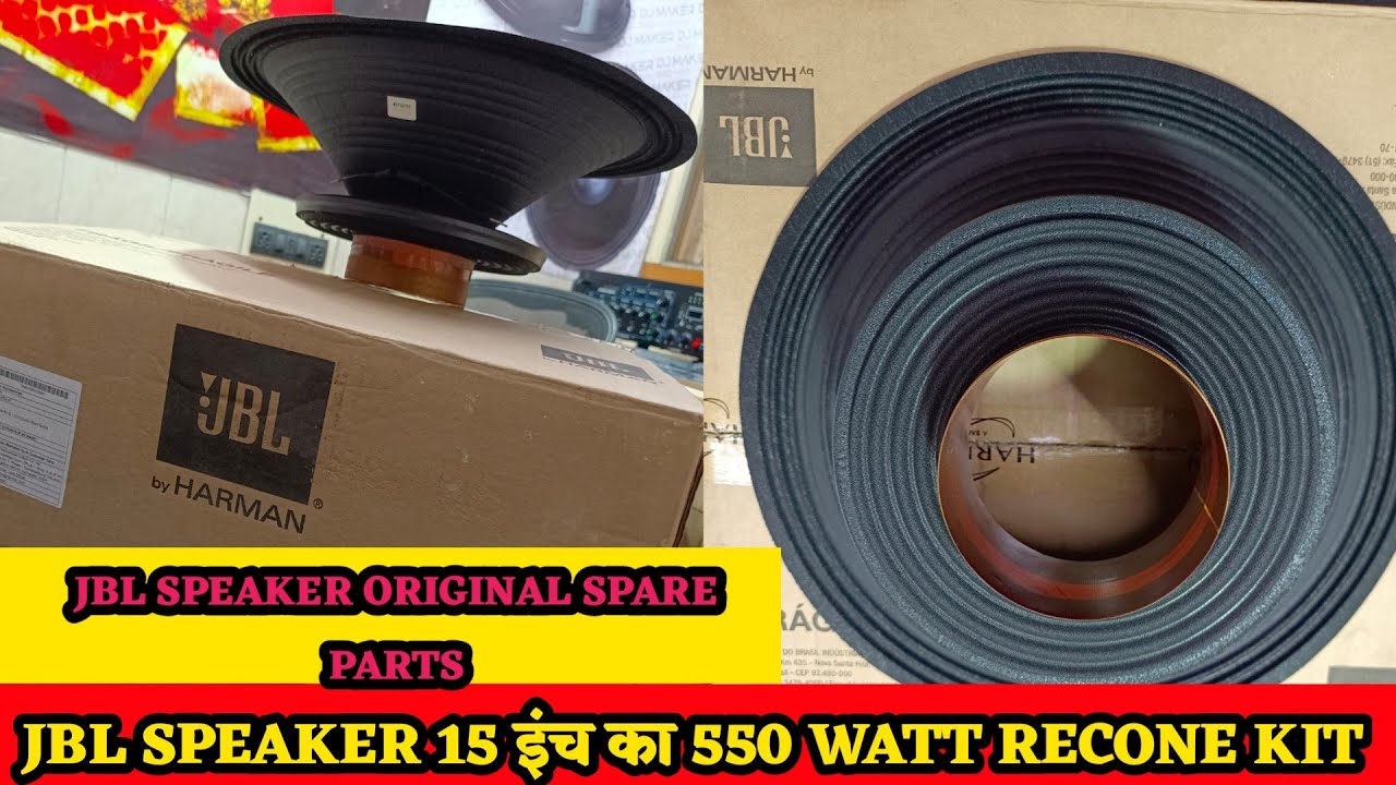JBL speaker 15 inch 550 watt Original Recone Kit / Team Pahadi Star
