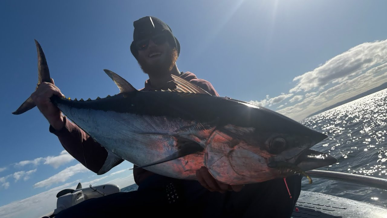 My first Moreton bay longtail tuna 