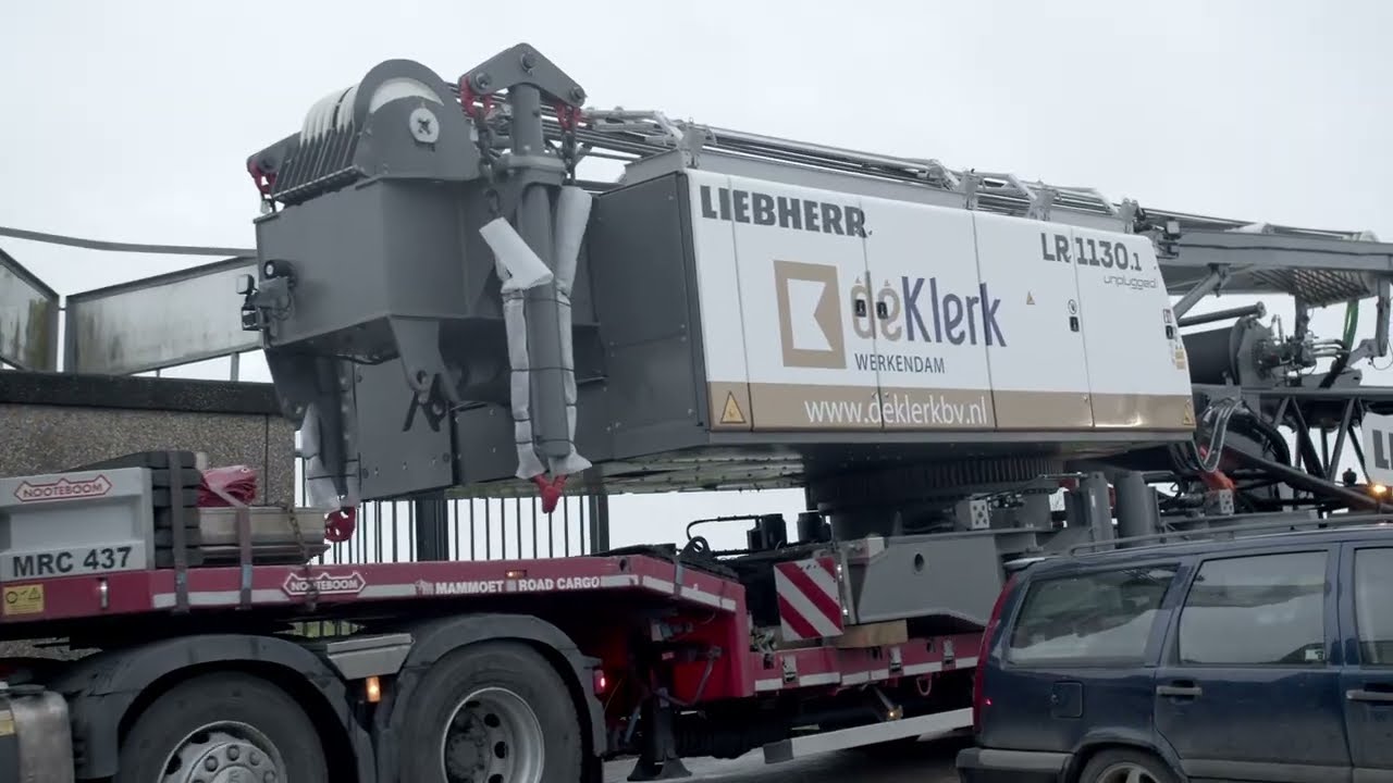 De Klerk Werkendam | Liebherr LR1130 1 unplugged | nieuwe elektrische kraan
