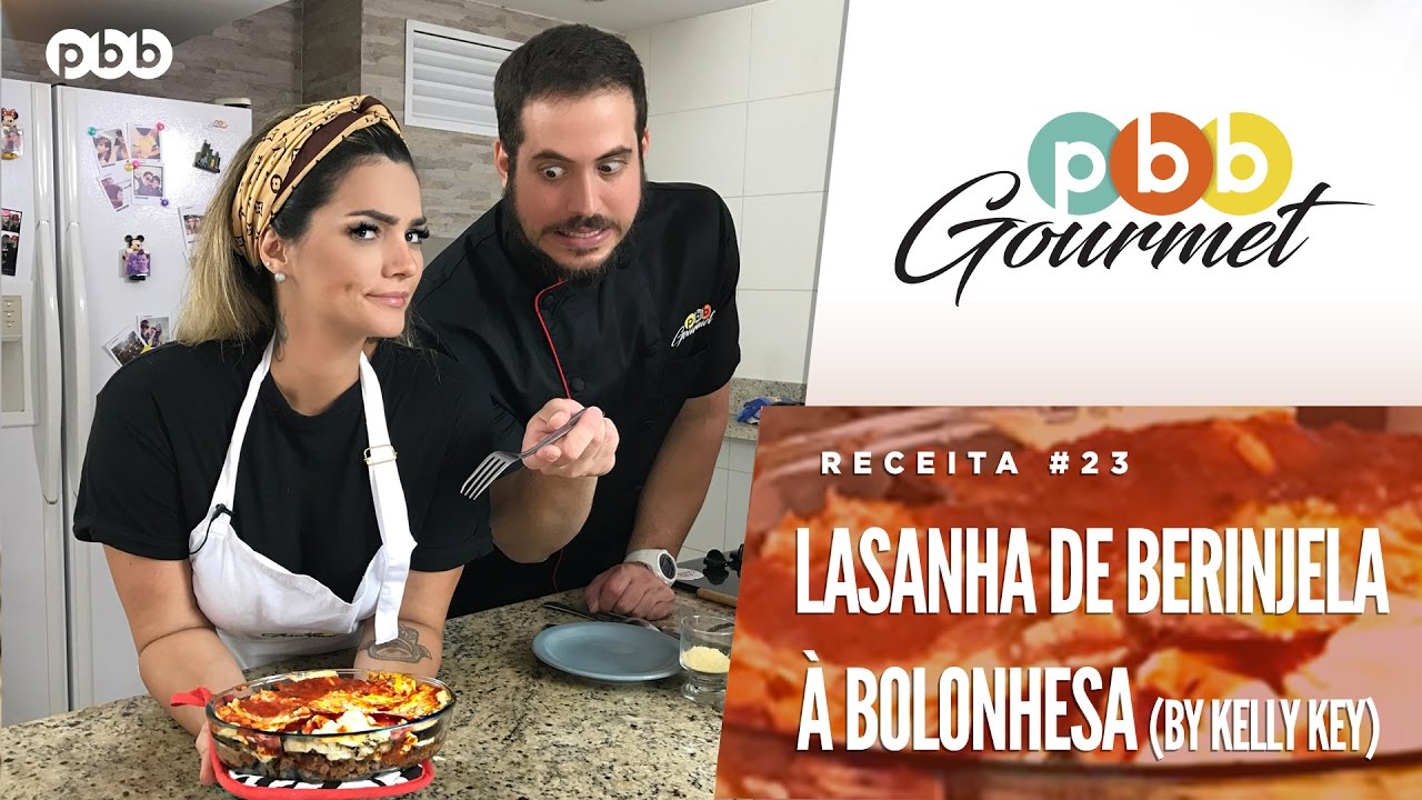PBB Gourmet #23 - Lasanha de Berinjela à Bolonhesa (by Kelly Key)