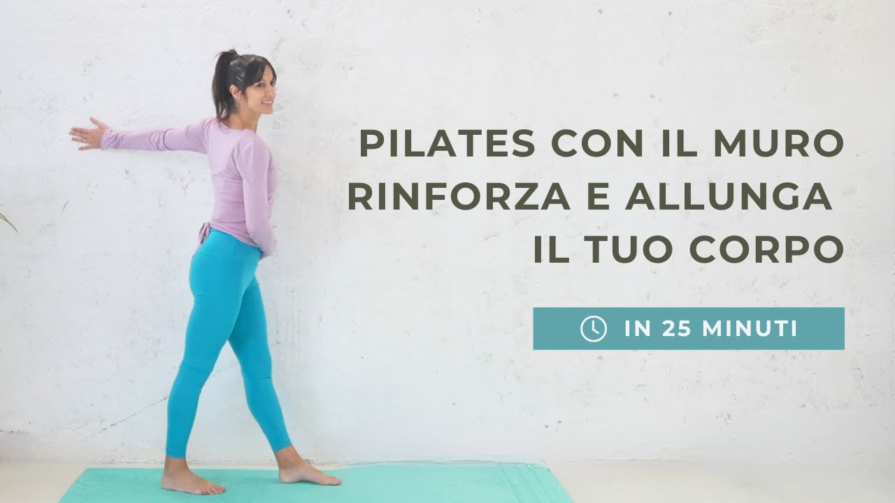 Pilates con il muro rafforza e allunga il tuo corpo | Pilates a casa