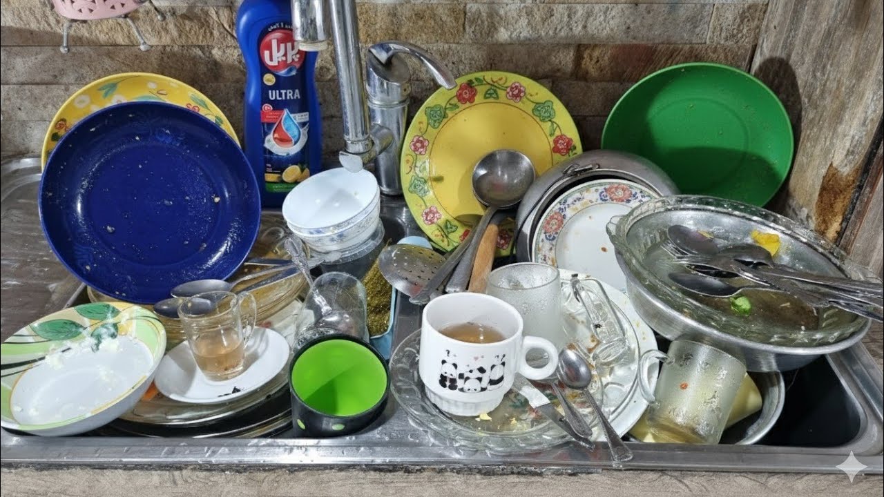 Relaxing Dishwashing ASMR – Why This Sink Never Empties
