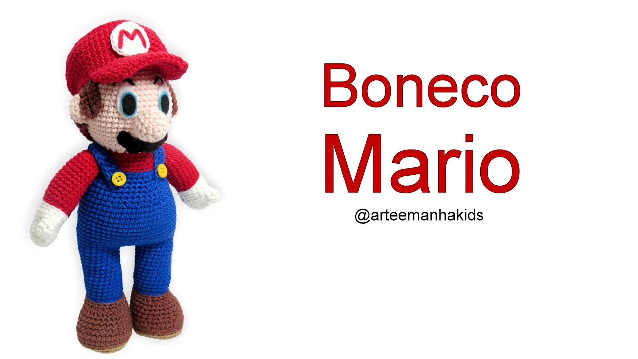 Boneco Mario - por @ArteeManhaKids