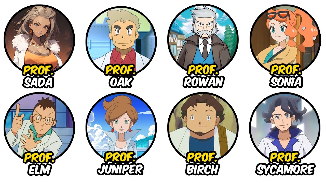 Every Pokémon Professor Explained in 24 Minutes