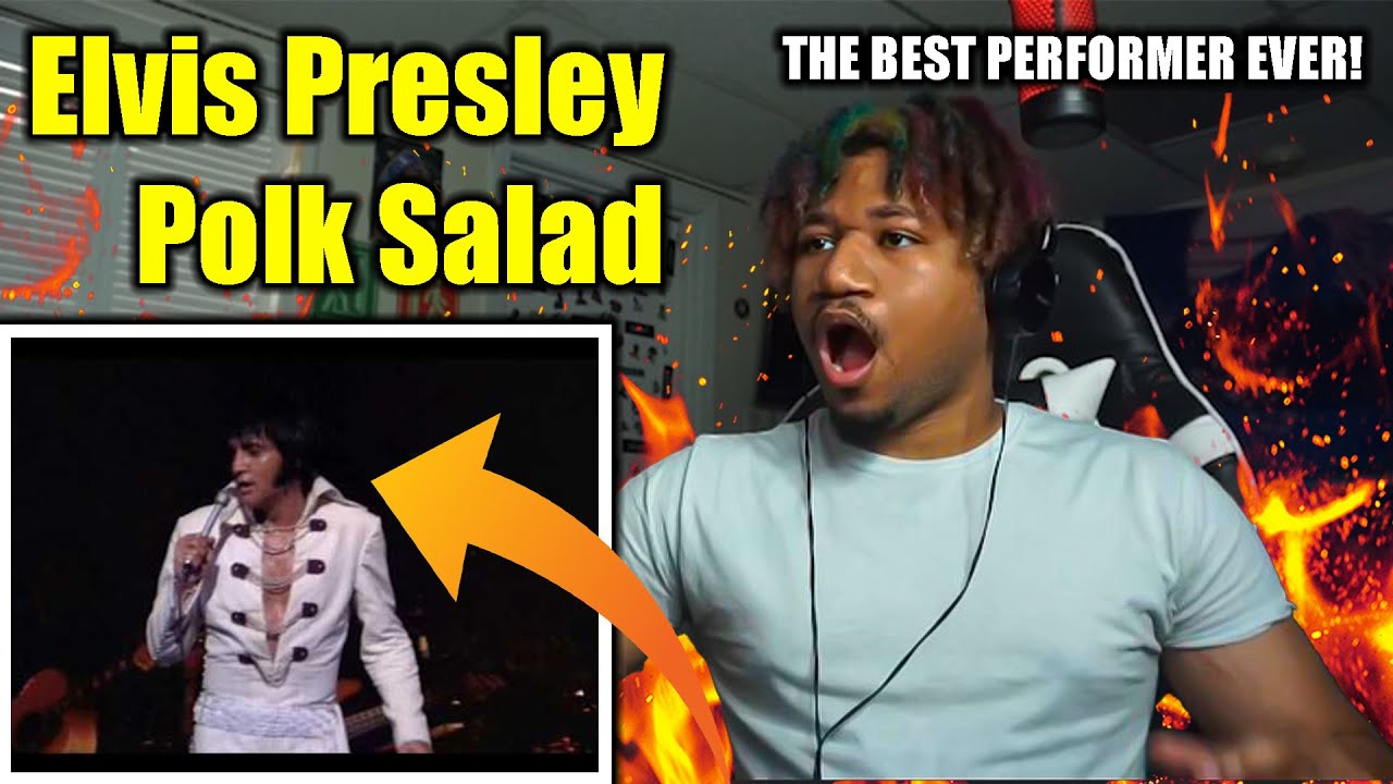 FIRST TIME HEARING!! Elvis Presley - Polk Salad Annie Live