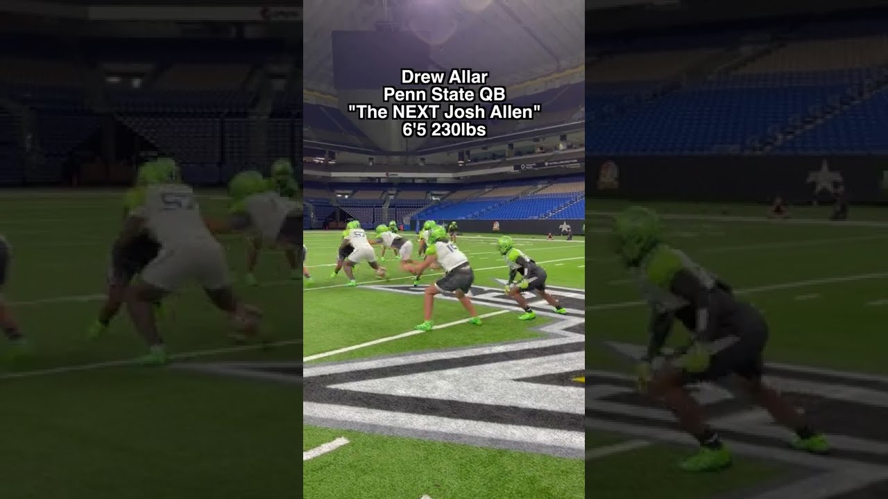 Penn State QB Drew Allar CRAZY THROW! 🔥 #shorts