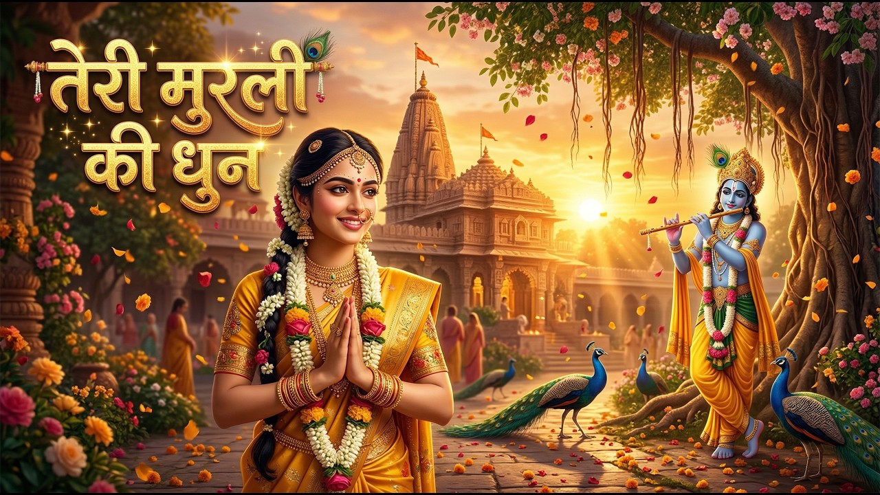 तेरी मुरली की धुन सुनने मैं बरसाने से आयी | Teri Murli Ki Dhun - Most Popular Radha Krishna #bhajan