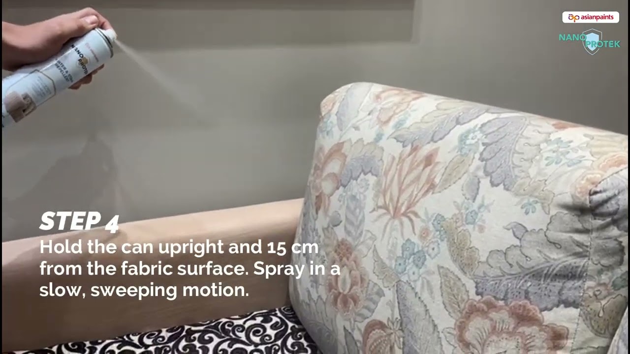 Asian Paints Nanoprotek Spray Can - Directions to Use