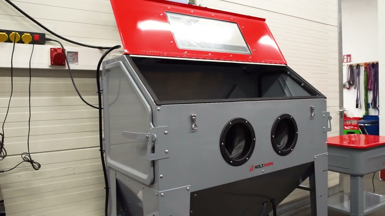 Holzmann SK420 hiekkapuhalluskaappi jalustalla 420L/230V