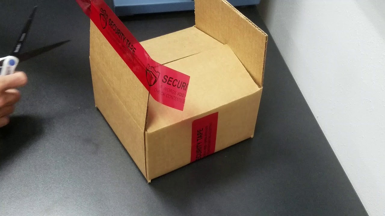 TamperPack Tamper Evident Security Tape for Shipping Boxes