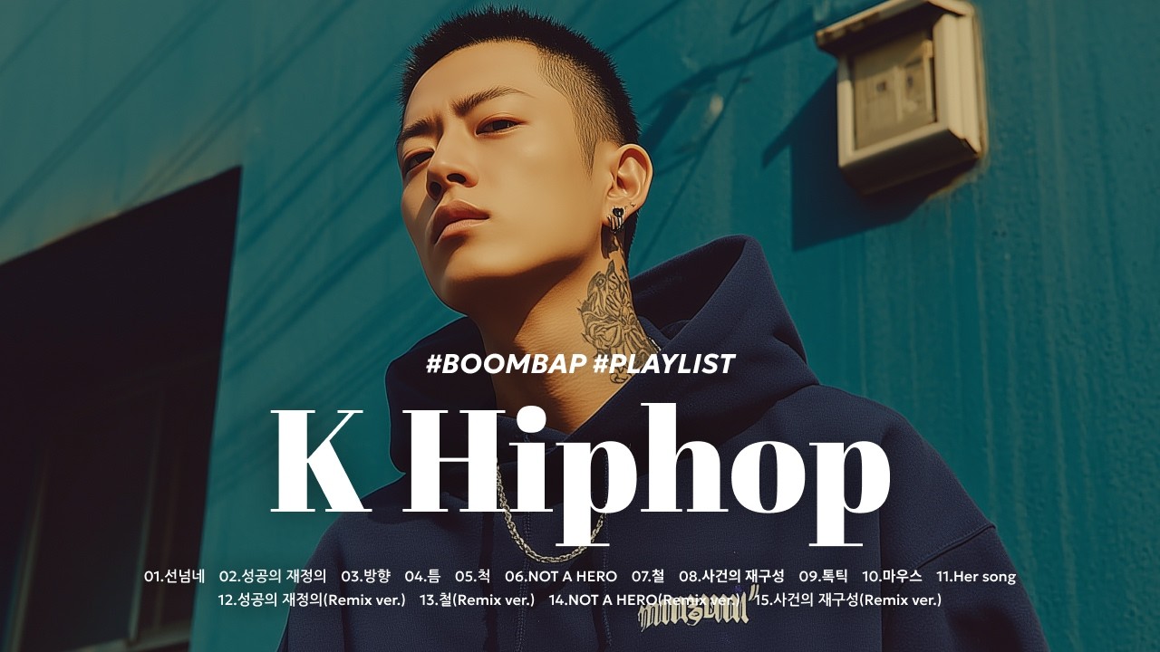 𝐋𝐈𝐕𝐄 붐뱁 비트 좋아하는 사람 모여라! 한국 붐뱁 셀렉션 플레이리스트🎧 / Modern Korean Boom Bap Selection