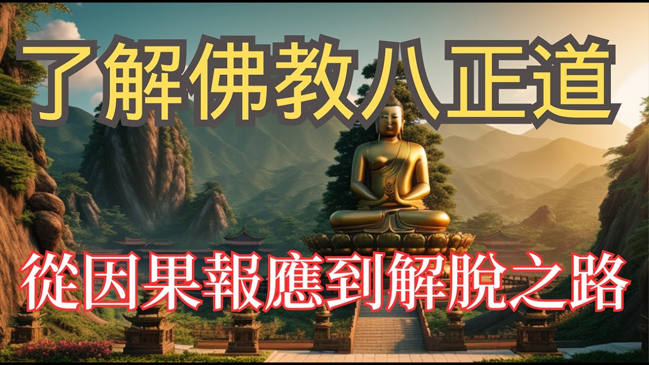 了解佛教八正道：從因果報應到解脫之路