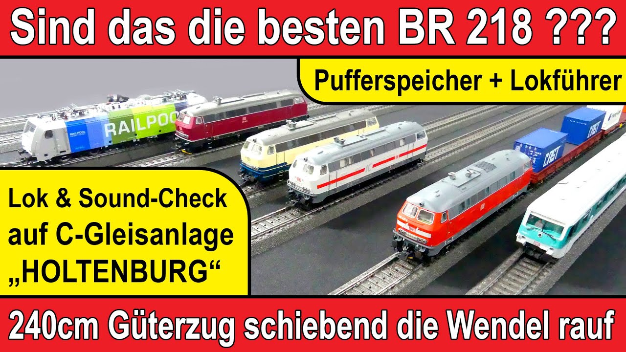 Die neuen Roco Dieselloks der Baureihe 218: SOUND + Pufferspeicher