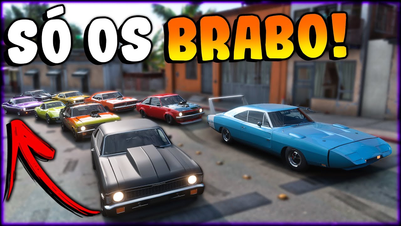 FORZA HORIZON 5 - CORRIDAS PROIBIDAS com MUSCLE CAR CLÁSSICOS