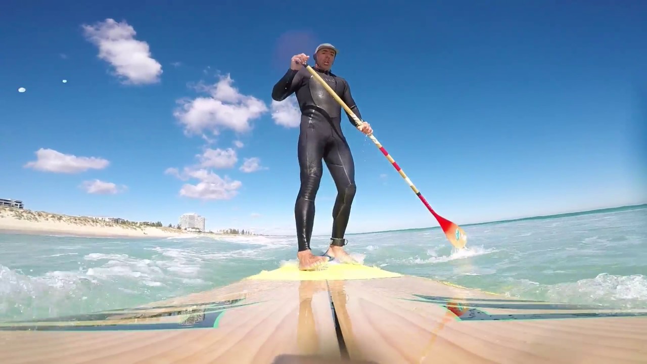 SUP surf on Naish Nalu