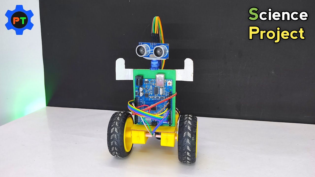 Obstacle Avoiding Robot 🤖 | How To Make Obstacle Avoiding Car | Science Project