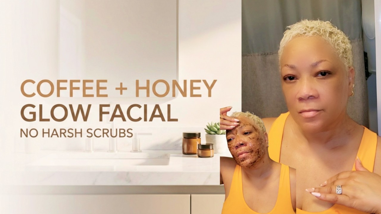 Coffee & Honey Glow Facial ☕✨ No Harsh Scrubs | Mature Skin Friendly Brightening Mask | DAY 12