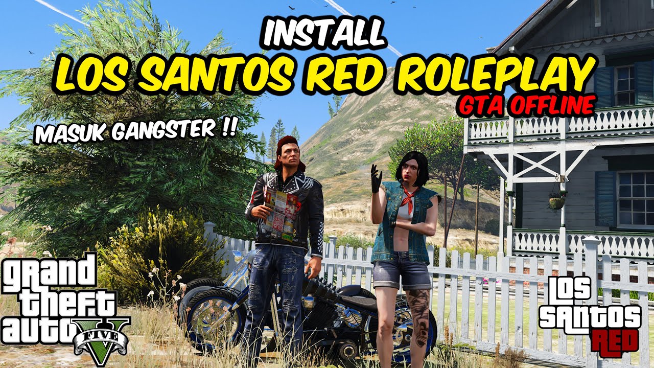 CARA INSTALL MOD LOS SANTOS RED (GANGSTER ROLEPLAY) TERBARU DI GTA 5