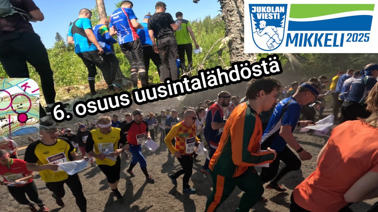 Mikkeli-Jukola 2025 6. osuus (11,0 km) | Suuren suunnistusjuhlan tuntua | Osuussijoituksilla ~450