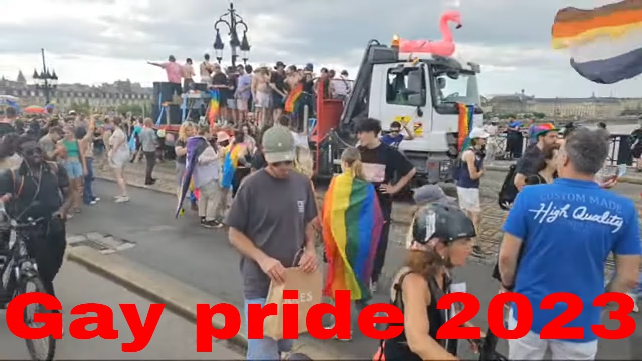 gay pride Bordeaux 2023 en live - tolerance Svp 😉