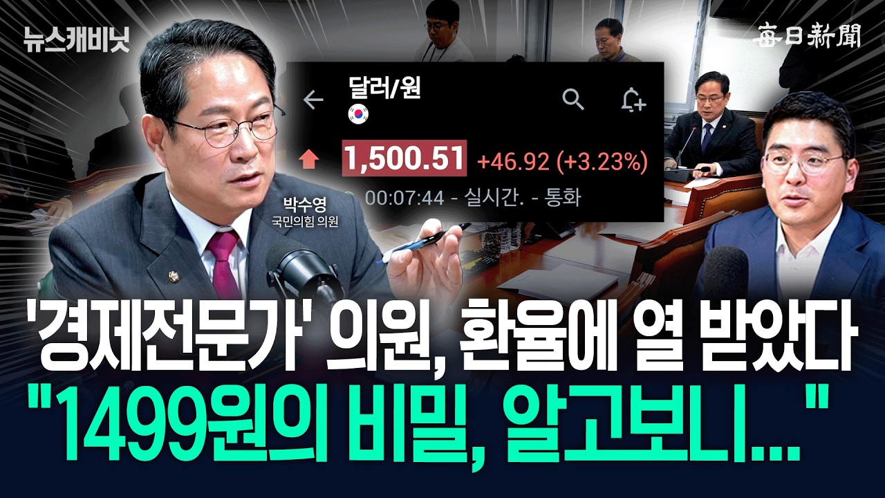 ‘경제전문가’ 박수영, 환율에 열 받았다...