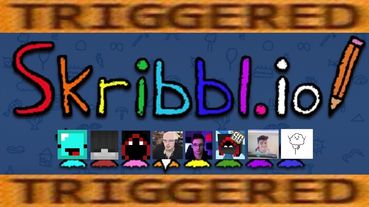THE TRIO PLAY SKRIBBLE IO [REUPLOAD]