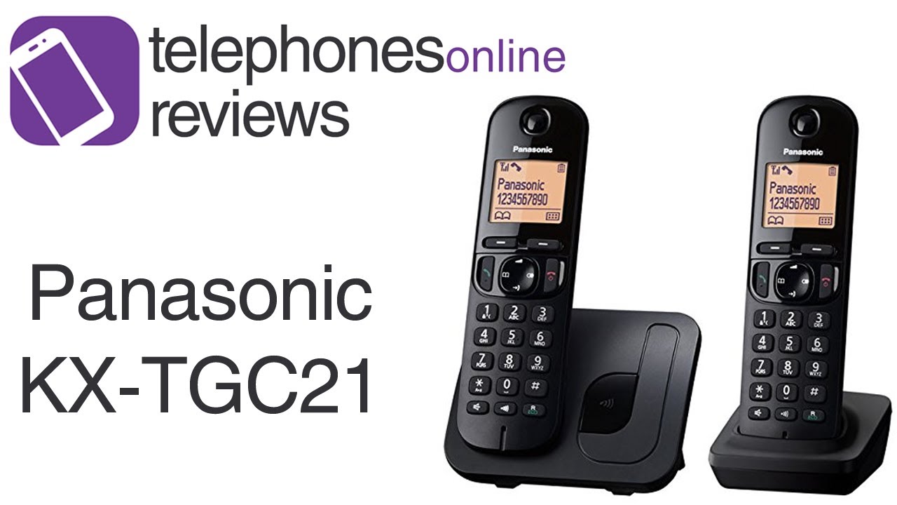 Panasonic KX-TGC213EB Digital Cordless Telephone Review By Telephones Online