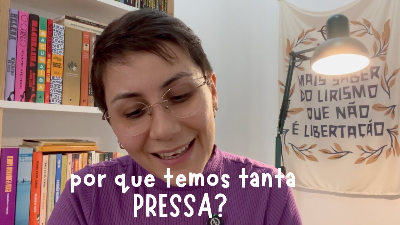 lendo na rotina e pensando no tempo da vida :)