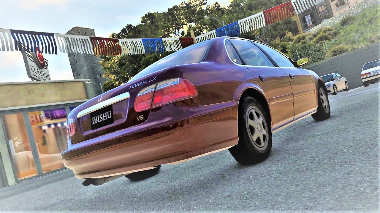 BeamNG.drive Freeroam: Italy - 1996 Ibishu Pessima 2.7 LX V6