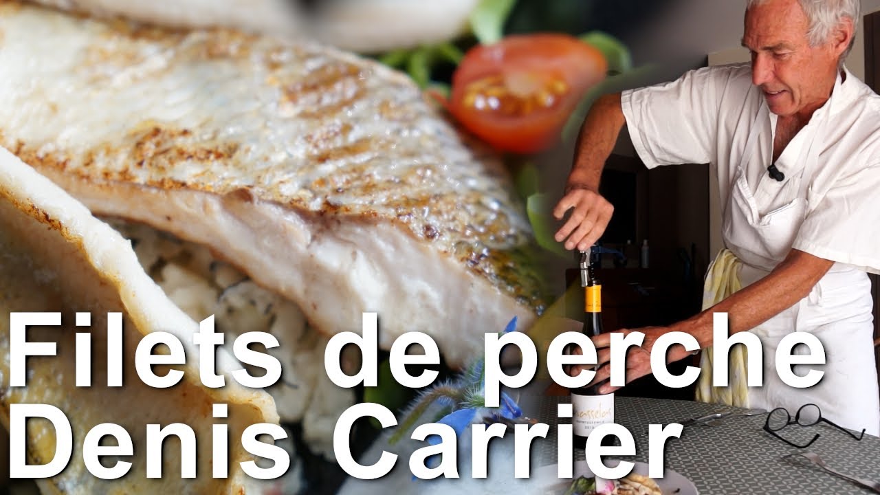 Filets de perche et féra du Lac Léman aux radis noirs et pommes en rémoulade recette de cuisine