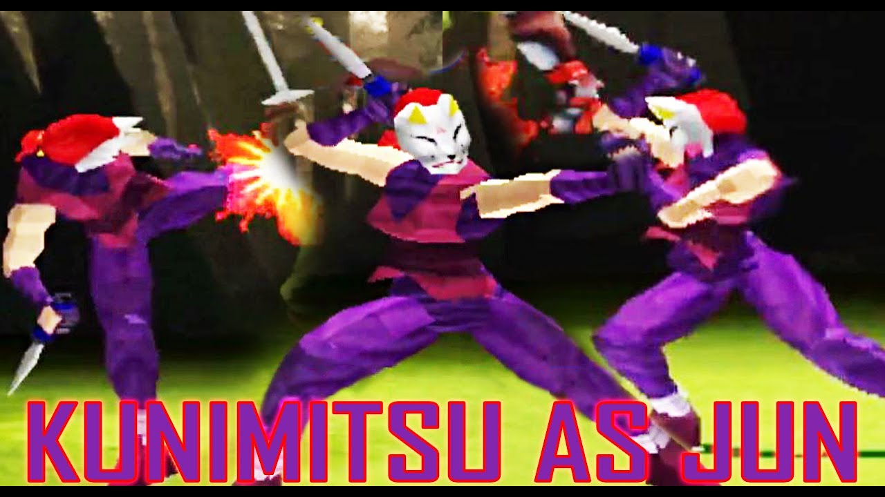 [TAS] Kunimitsu With Jun's Moves Gameplay - Tekken 2 (Arcade Version) (Requested)