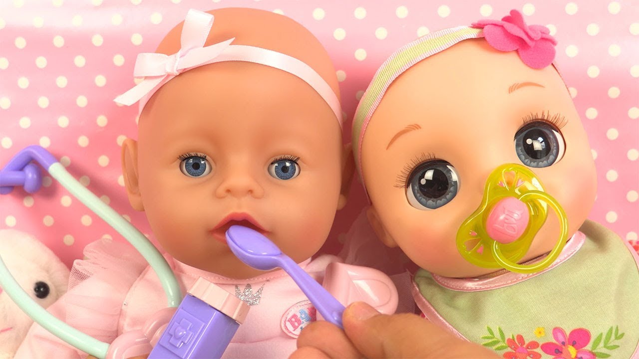 Poupon Baby Born Malade et Baby Alive Réaliste Accessoires Docteur