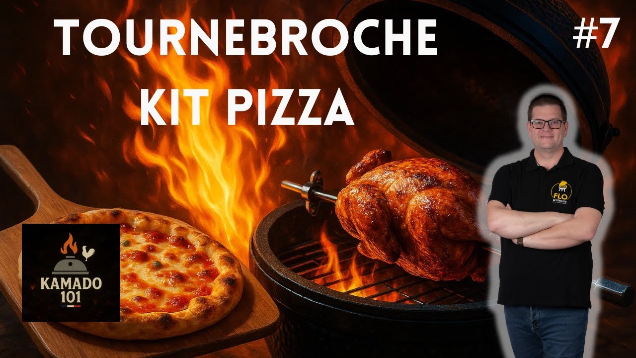 Comment cuire une pizza croustillante et un poulet rôti au kamado ? | Kit The Bastard en test