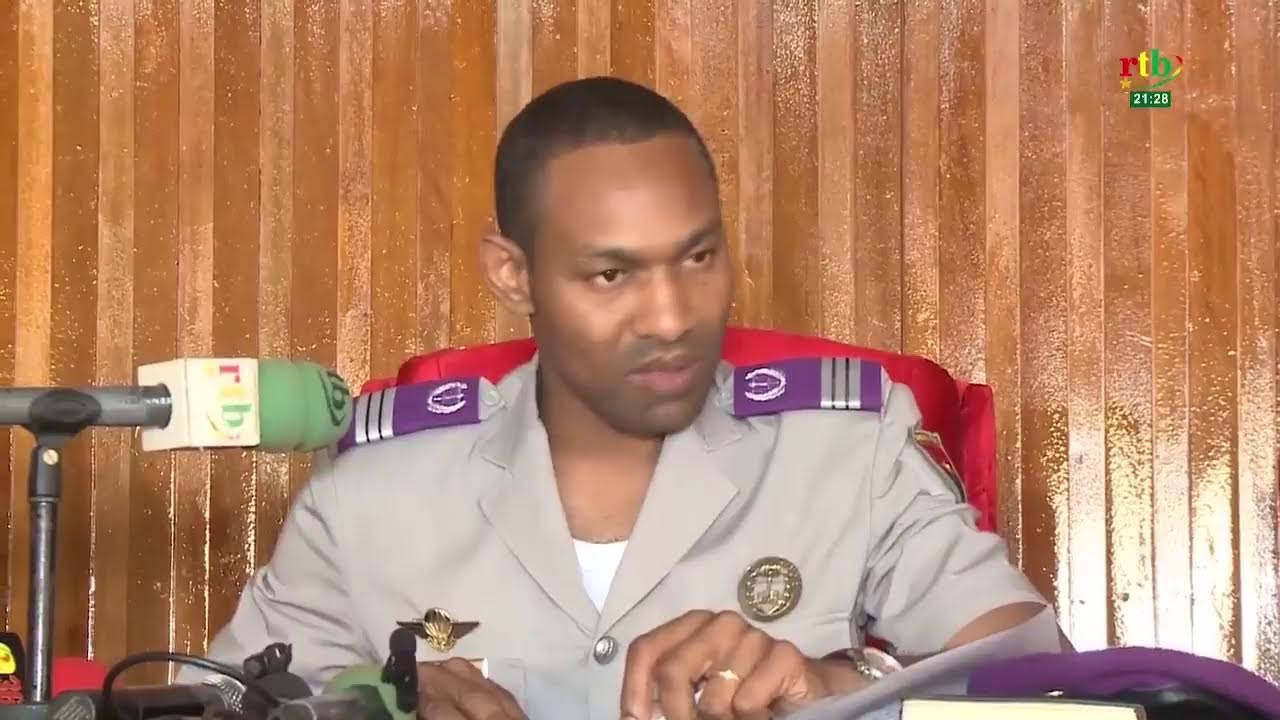 RTB - Conférence de presse du Parquet militaire, point des dossiers d'atteinte à la sureté de l'Etat