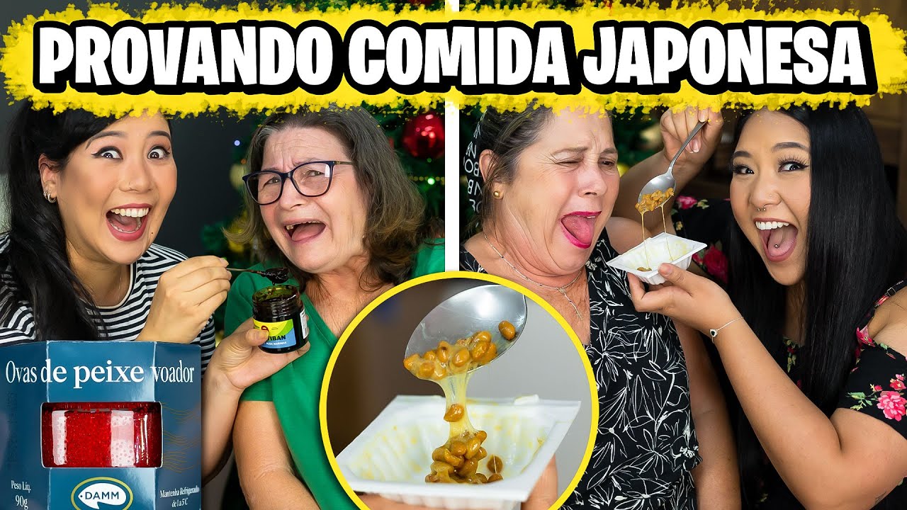 BRASILEIRAS PROVANDO COMIDAS JAPONESAS | Blog das irmãs