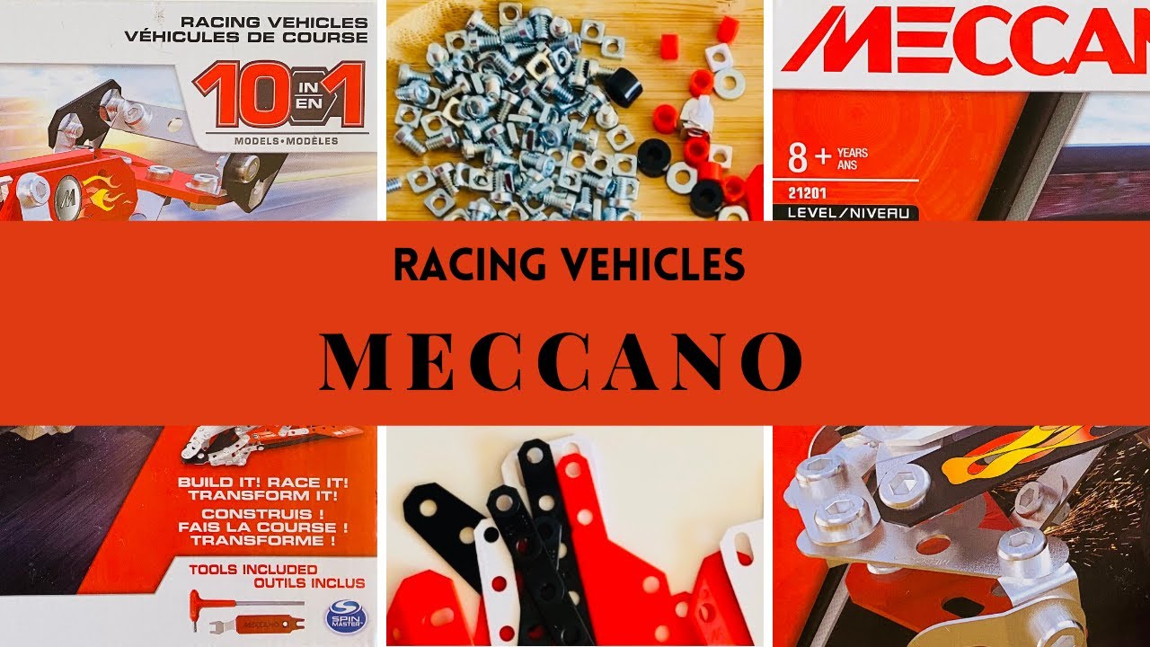 Meccano Racing Vehicles Building Kit | Unboxing | Toy Review | MECCANO Ten in One