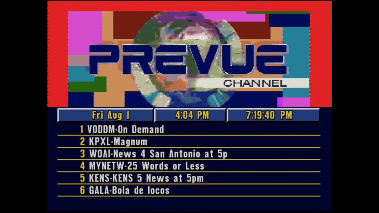 Prevue Guide (Prevue Channel) (7/31/25)