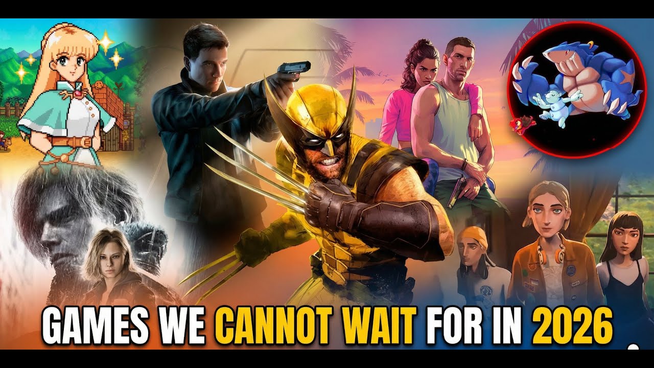 GTA 6, Wolverine, Resident Evil Requiem & Cozy Indie Gems | Biggest Games We're Excited For in 2026