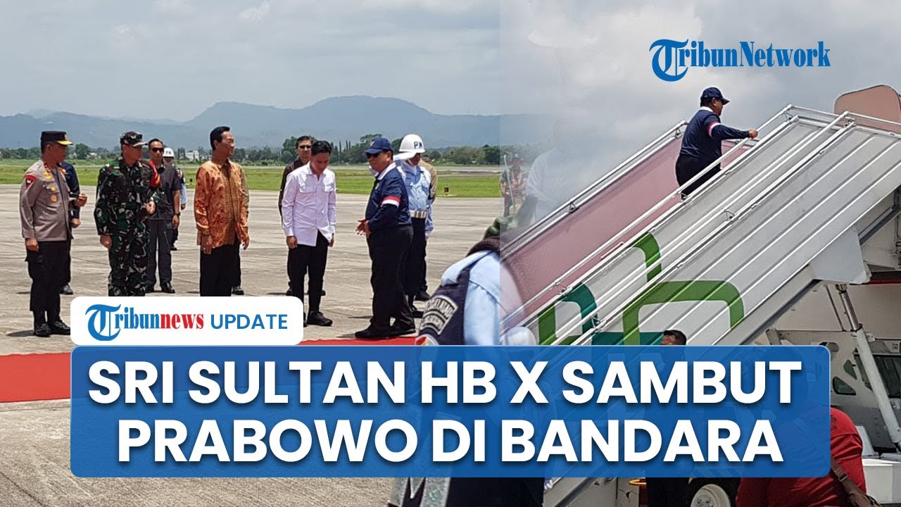 Bertolak ke Jakarta, Prabowo Subianto dan Gibran Disambut Langsung Sri Sultan HB X di Bandara