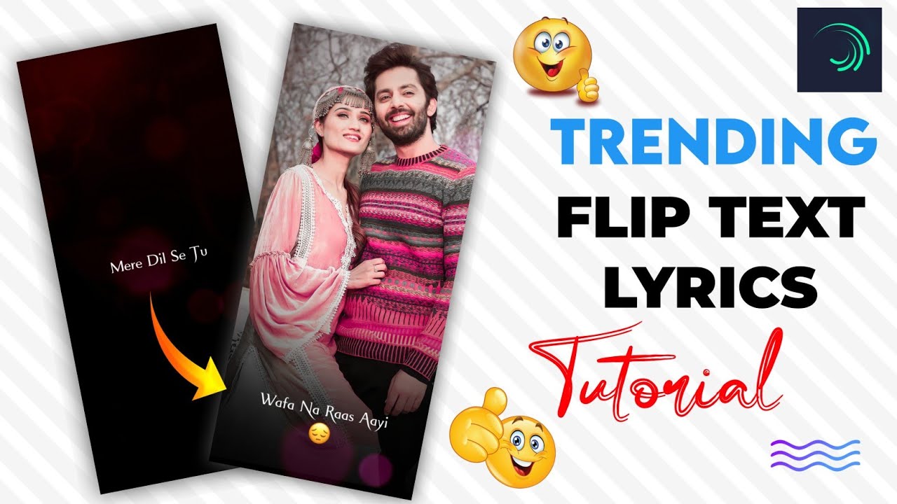 🔥 Trending Alight Motion Flip Text Lyrics Editing Tutorial | Alight Motion 4K Video Editing Tutorial
