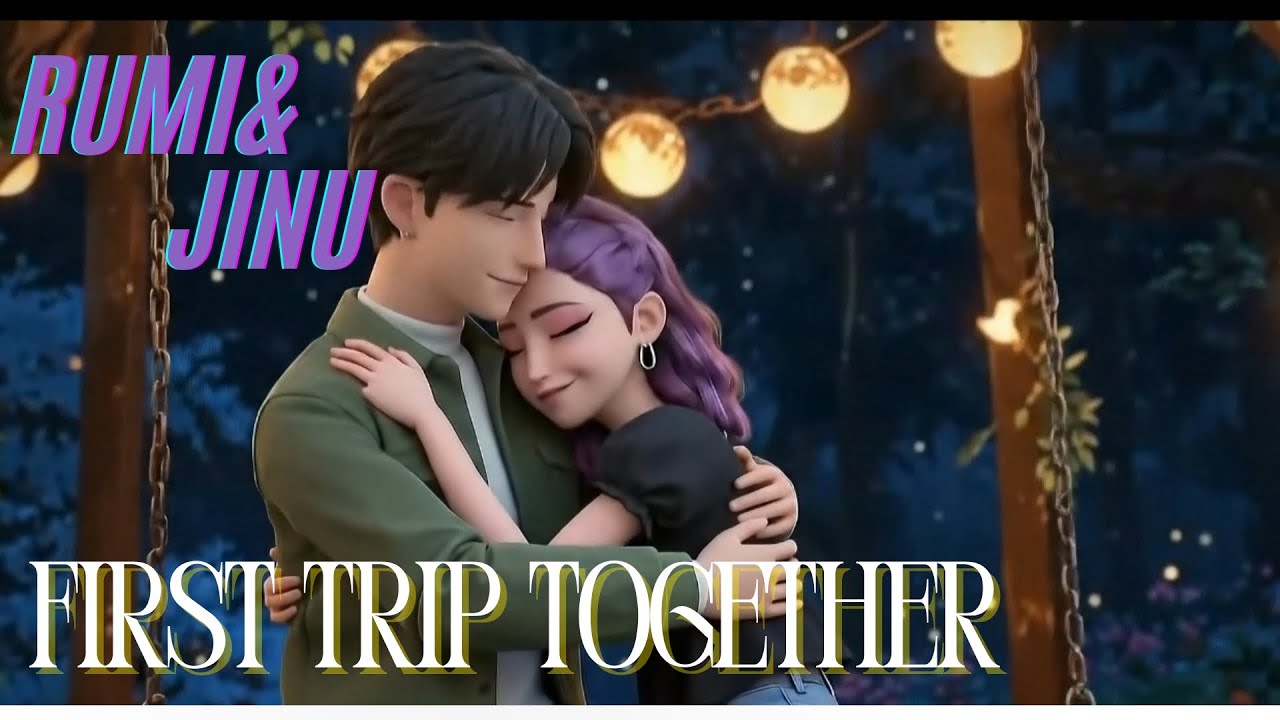 Rumi 💖 Jinu | First Trip Together 🌸✨ (K-Pop Demon Hunters Couple Vibes)