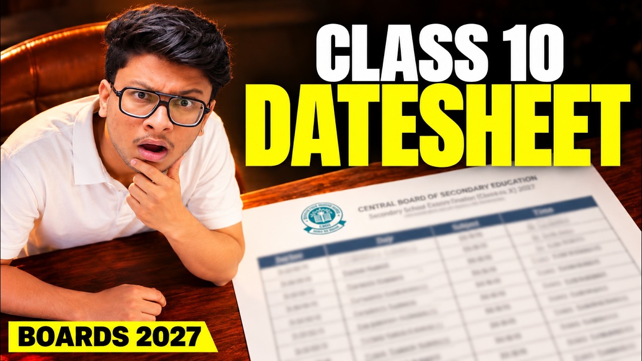 Class 10th DATESHEET OUT? CBSE 2 new rules FOR BOARDS 2027🤯