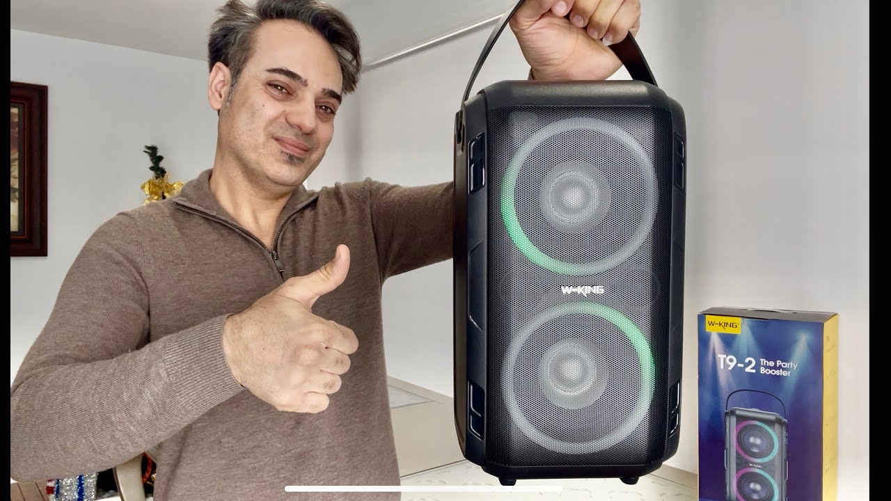 W-KING T9-2 180W Peak Party Loud Bluetooth Speaker Portable Wireless