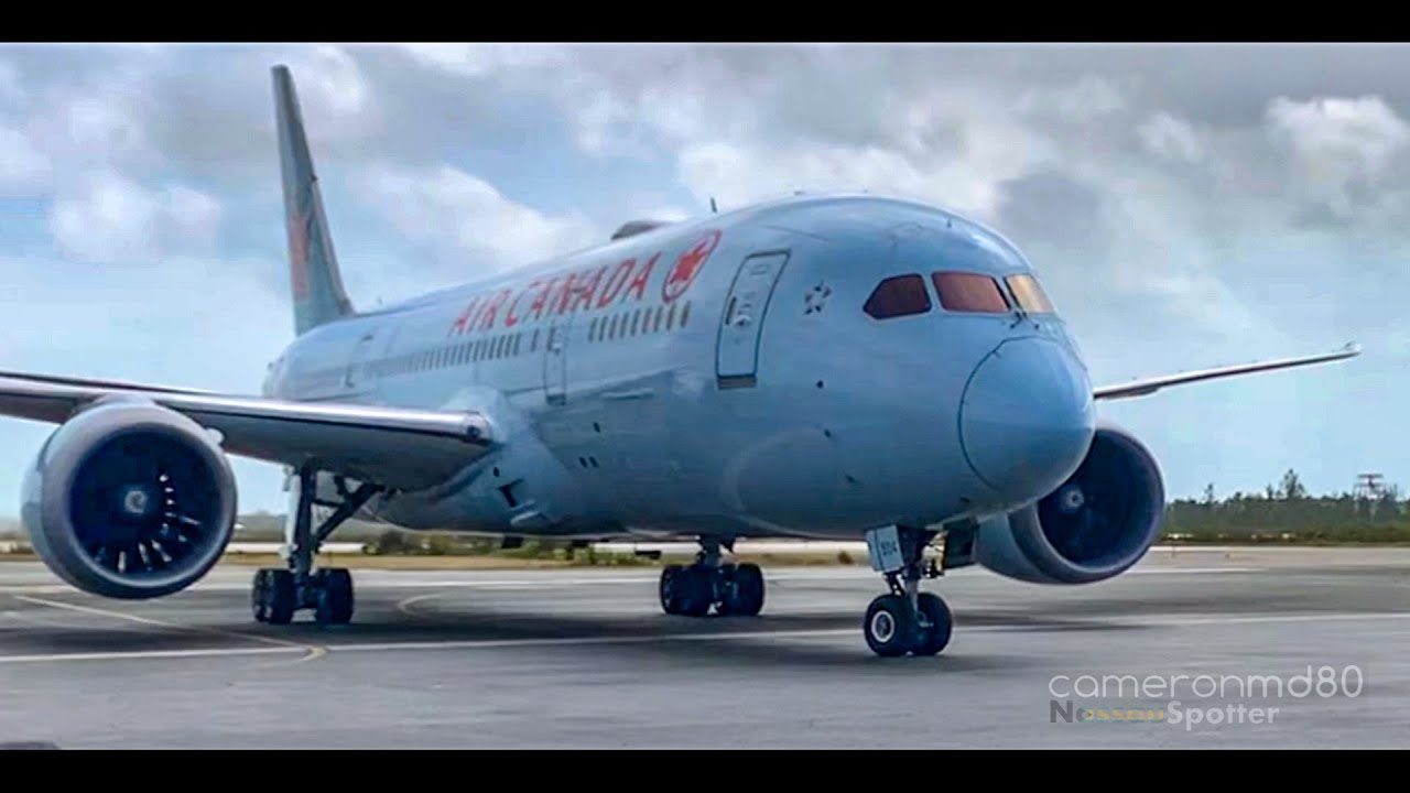 (4K) FIRST Scheduled 787 (Air Canada) to Nassau 🇧🇸 | Feb 7/2021 Plane Spotting | 🇨🇦 Repatriation