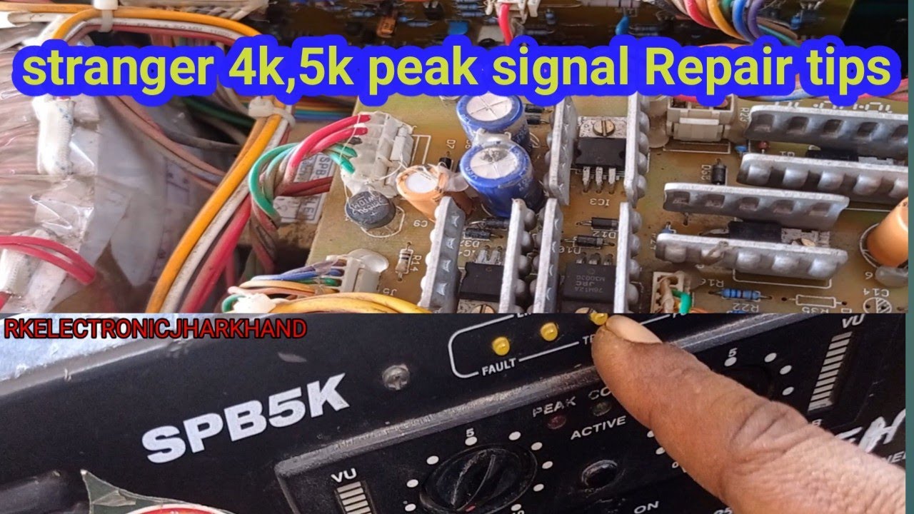 Stranger 5k amplifier me peak signal aa rahi hai|| कैसे चेक करे|| @S.k Electronic's work
